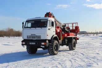 Автовышка 30 м на базе КАМАЗ-вездеход